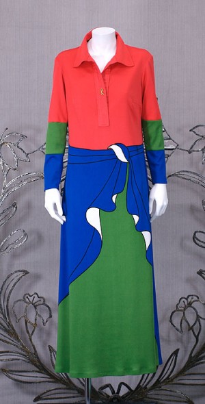 Roberta di Camerino Trompe L’Oeil Dress