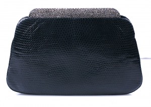 Judith Leiber Snake and Pave Clutch