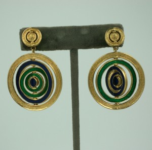Trifari Satellite Earrings