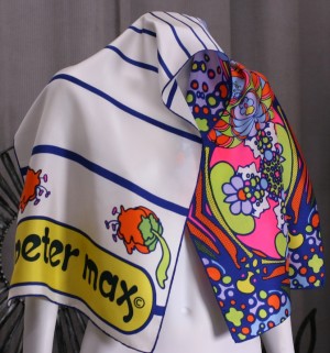 Peter Max Pop Art Silk Scarf
