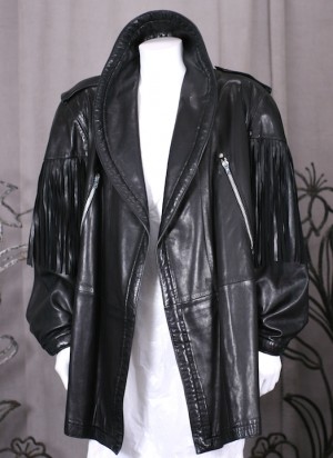 Montana Fringed Leather Moto Jacket