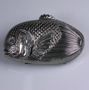 Judith Leiber Jeweled Fish Minaudiere