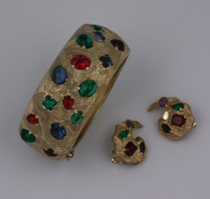 Castlecliff Jeweled Cuff Set