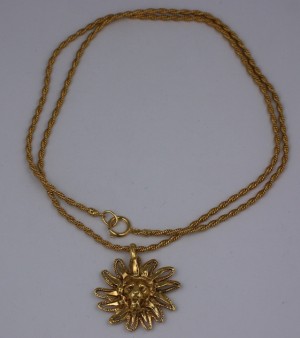 Early Chanel Lion Pendant