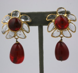 Chanel Moghul Gripoix Earrings