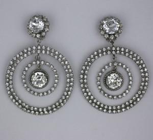 Massive Chanel Runway Orbital Earrings