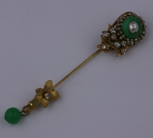 Miriam Haskell Early Stickpin Brooch