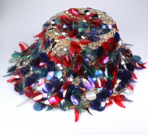Festive Italian Spangled Sun Hat
