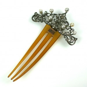 Edwardian Paste Hair Comb