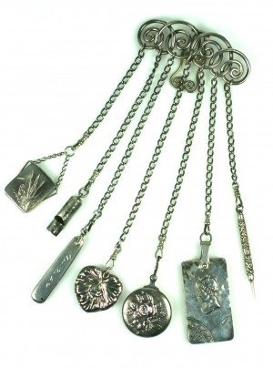 Lovely Victorian Sterling Chatelaine