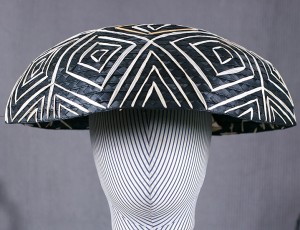 Italian Straw 1950’s Japanesque Resort Hat